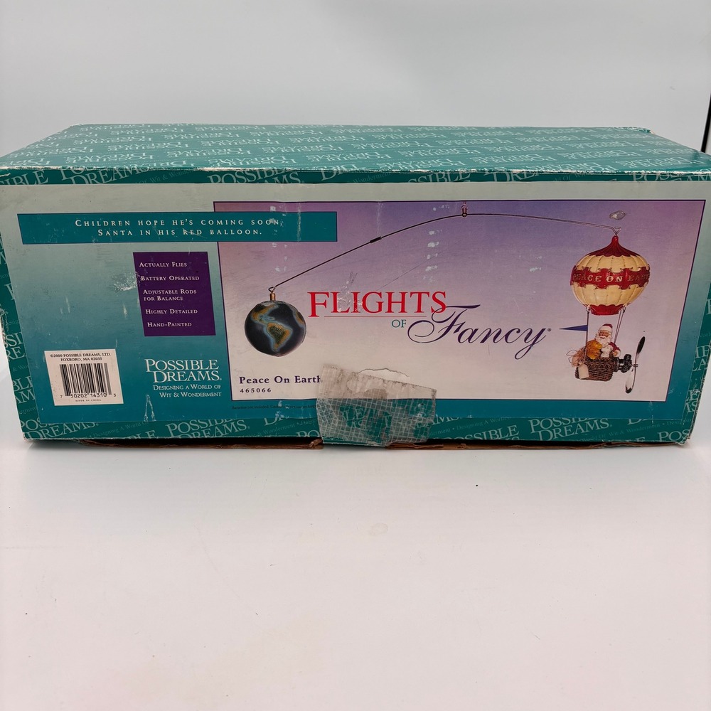 Possible Dreams Flights of Fancy Santa Mobile Tested Works Peace On Earth 465066